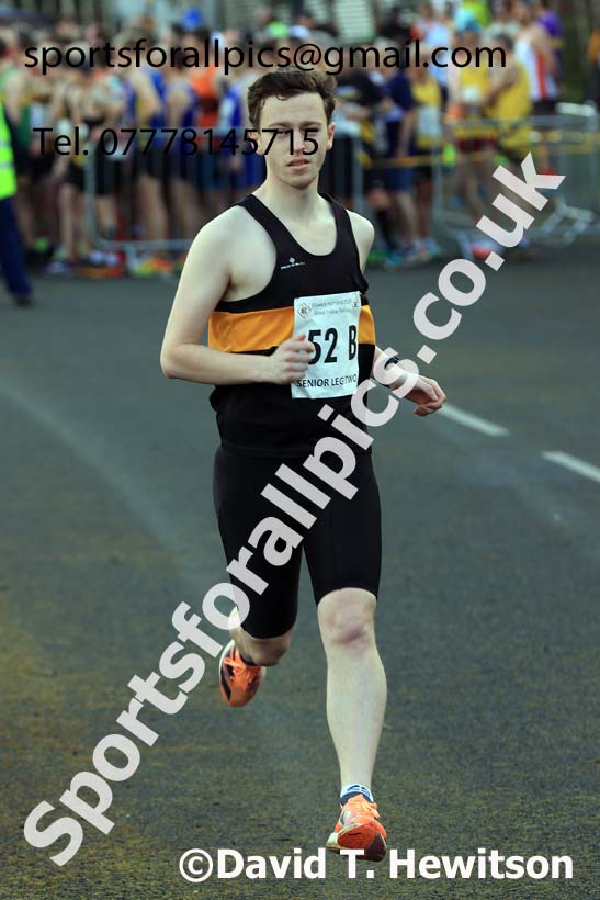 Senior mens 2024 Elswick Harriers Good Friday Relays, Newburn, Newcastle Upon Tyne  Photo: David T. Hewitson/Sports for All Pics